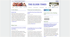 Desktop Screenshot of elder-times.com