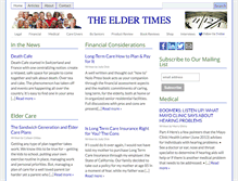 Tablet Screenshot of elder-times.com
